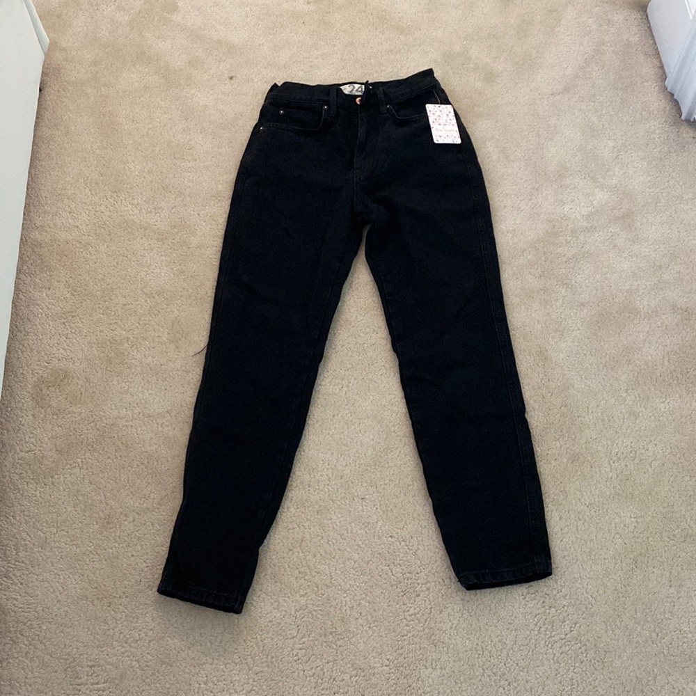 black free people jeans